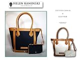 50%Off【HELEN KAMINSKI】ヘレンカミンスキー EMMA キャンバス・レザーバッグ-Navy-
