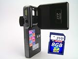 SVP HDDV-3000 12MP Max. 6-in-1 Multi-Functional Camcorder with Rare Huge Flip LCD! (8GB High Speed SD Card included)