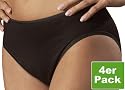 HERMKO 1031 4er Pack Damen Slip aus 100 % europ&auml;ischer Baumwolle, zertifiziert nach &Ouml;ko-Tex Standard 100, Unterhose mit elastischem Abschluss