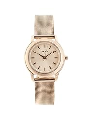 DKNY 3-Hand Steel Mesh Womens watch #NY8555