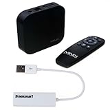 MiniX Neo X5 mini RK3066 Dual Core Android 4.1.2 TV Box Cortex A9 HDMI Full HD 1080p WiFi 1G/8G-Black with Tronsmart RJ45 Ethern