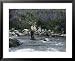 A Fly Fishing Guide Casts His Line Near Coyhaique, Chile Framed Art Poster Print by Gordon Wiltsie, 31x25