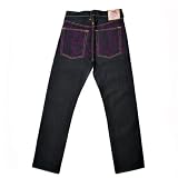RMC Martin Ksohoh Full back Purple Tsunami Wave denim jeans REDM1773.
