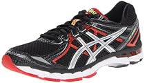 Hot Sale ASICS Men's GT 2000 2 Running Shoe,Black/Lightning/Red Pepper,9 M US