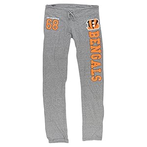 Women's NFL Team Logo Lightweight Lounge Pants (Cincinnati Bengals, XL)