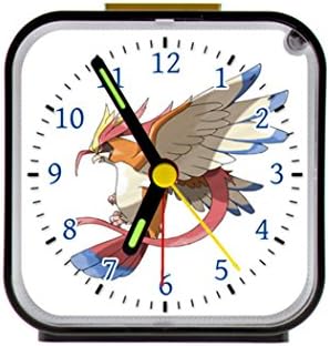 G-Store Pokemon Center Original Pidgeot Alarm Clock Gift Home Decorative for Room Black 3.27inch