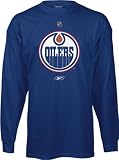 Edmonton Oilers Primary Logo Long Sleeve T-Shirt