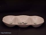 LENOX WINTER GREETINGS 3 SECTION DIVIDED TRAY