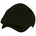 Men's Winter Wool Snap Open Duck Bill Curved Ivy Cabby Driver Hat Cap Black S/M