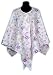 705NBL One size fits most Our versatile mammography cape offers exceptional modesty. This cape provides fashion, comfort, and ease of use for exams. Lovely feminine print with convenient snap closure at neck will not interfere with exam. Can be worn throughout entire exam. Available now in Tile Blossom print. Constructed of a comfortable 50% polyester/50% cotton blend.