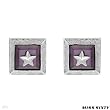 MISS SIXTY Made in Italy Elegant and Beautiful Earrings With Genuine Crystals in Stainless steel Length 10.5mm - Certificate Available.