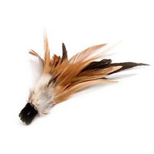 KONG Replacement Swizzle Feather Cat Toy, Brown/Black 