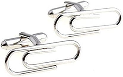 HHBuy Cufflinks For Men Or Women Designs Paper Clip Cufflink Cuff Link 1 Pair Retail Promotion