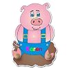 Personalised Coatpeg - Pig Coatpeg