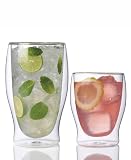 Luigi Bormioli Duo 16-Ounce Beverage Glasses, Set of 4
