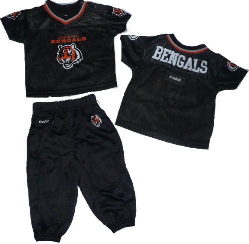 Reebok Cincinnati Bengals Infant Short Sleeve Jersey and Pant Set 12 Month