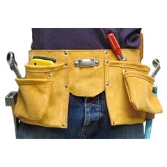 Hergestellt f�r DEMA Lederwerkzeugg�rtel m. 2 Taschen
