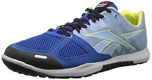 Reebok Men's Crossfit Nano 2.0 Training Shoe, Impact Blue/Ghost Blue/Steel/Hi Vis Green/Black, 7 M US
