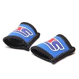 Blue Sports Elastic Stretchy Finger Sleeve Brace Support Wrap Band Large