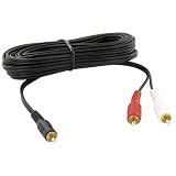 Thomson KCA160G Cinch-Subwoofer-Kabel (geschirmt, vergoldet)