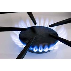 Gas Stove Flame - 24"W x 16"H - Peel and Stick Wall Decal by Wallmonkeys