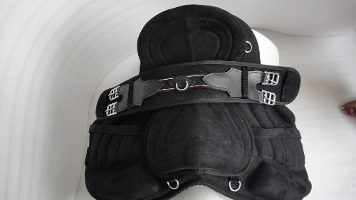 Synthetic Saddle Black with Flex Tree+ Girth