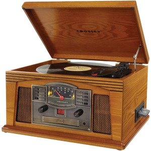 Crosley Radio Cr42c-oa Lancaster Musician Entertainment Center [oak] On Sale