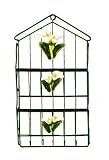 LILY Iron MAIL & BILLS Holder w/KEY Hooks NEW