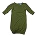 KicKee Pants Layette Gown, Moss