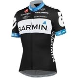 Castelli 2011 Men's Garmin-Cervelo Team FZ Short Sleeve Cycling Jersey - V3502 (Black - XL)