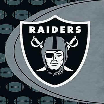 Oakland Raiders Lunch Napkins 16ct