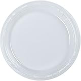 Hanna K. Signature Collection 100 Count Plastic Plate, 10-Inch, Clear