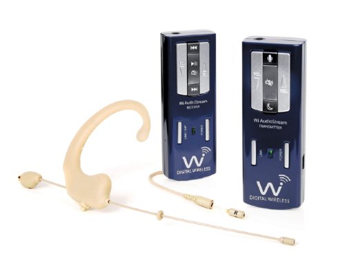 Jangus Music Wi AudioStream EL Pocket Portable Stereo Digital Wireless Microphone and Audio Monitoring System