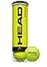 Head Team 4 Tennis Balls - Yellow