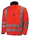 Rain Jacket, High Visibility: No, ANSI Class: Unrated, Polyester, S, Orange