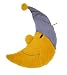 Fashy hot-water bottle, hot-water bag moon 0,8 l
