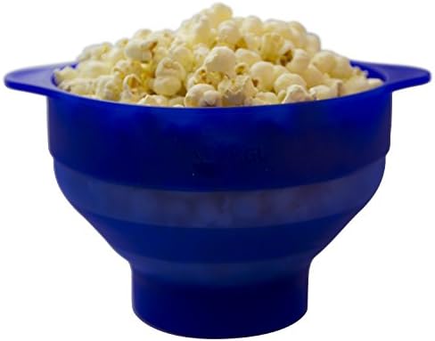 Kitchen Gear Labs Silicone Microwave Popcorn Popper Maker Machine With Lid