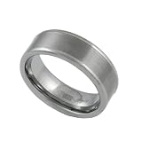 Tungsten Matte Finish Comfort Band Ring