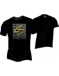 Automotive Parts and Accessories: Scorpion Mens S-Brush Short Sleeve T-Shirt Black Medium M 6003-4 - Scorpion