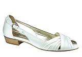 Produkt-Bild: Peeptoe Pumps von Tamaris Leder in wei&szlig; NEU