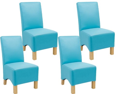 Legler Kindermöbel Kinder Stuhl Prince 4er Set blau