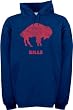 Buffalo Bills -Blue- Classic NFL Throwback Logo Hooded Sweatshirt