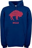 Buffalo Bills -Blue- Classic NFL Throwback Logo Hooded Sweatshirt - X-Large