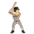 Houston Astros MLB Light-Up Animated Player Lawn Decoration (44")