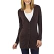 Mossimo&reg; Black: Ultrasoft Boyfriend Cardigan - Brown Heather