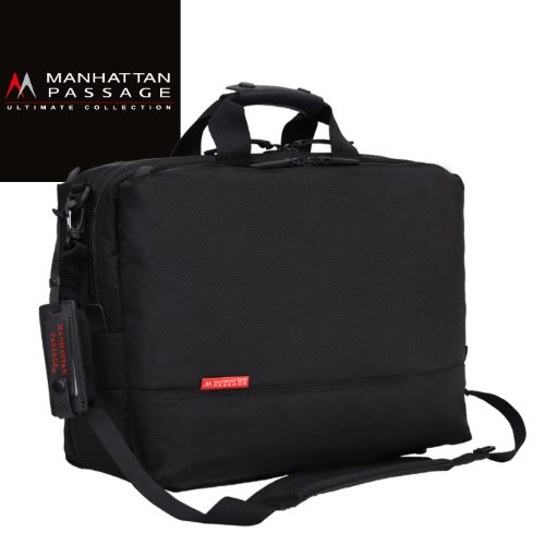 MANHATTAN PASSAGE [Well-Organized] Briefcase (#7010-BK) ブラック