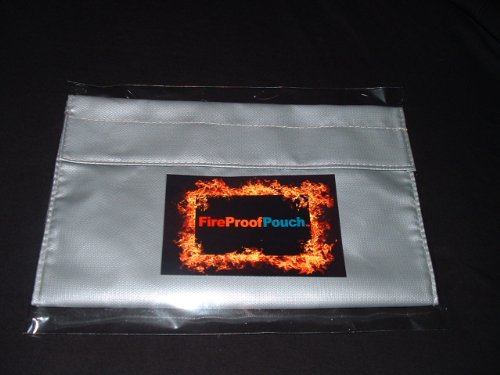 Fire Resistant Document Pouch up to 1200 Degrees