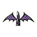 Bat Wing Lipstick Patch Kreepsville Chic Freak Craft Apparel Iron-On Applique