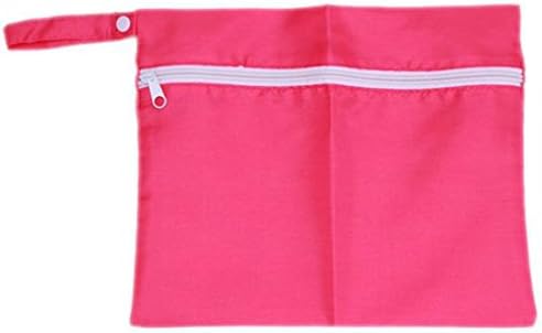 Ywsports Waterproof Baby Pram Stroller Dirty Cloth Diaper Nappy Storage Organizer Bag (Rose)