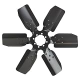Derale 17118 Heavy Duty Fan Blade Series 1000 18 Steel Clutch Fan Standard Rotation by Derale